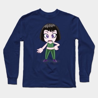 beautiful girls - cartoon character for young girls (choose your twin) Long Sleeve T-Shirt